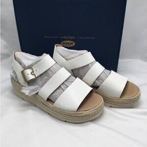 Dr. Scholl's Once Twice Wedge Sandals Women's 9m NWT